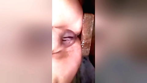 Indian solo female showering and getting wet on the floor