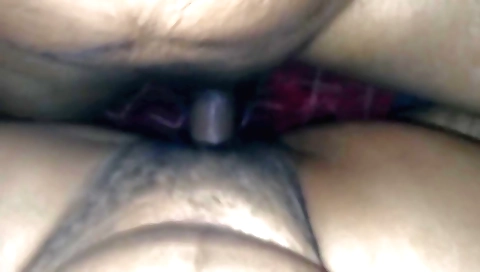 Wife fucked her husband on the couch and she also fucked her pussy