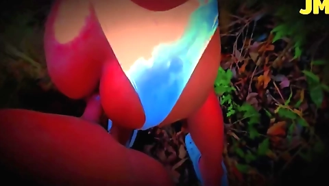 Indian couple have fun outdoors and making love outdoor