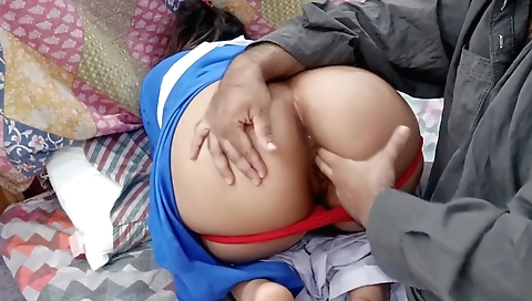 Indian big-assed milf fucked in her asshole by stepfather