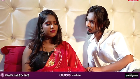 Milf aashram in a sexy dress gives a blowjob and gets fucked hard