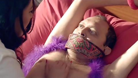 Cute milf gets fucked by her boyfriend in a doctor film