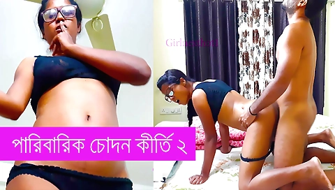 Indian brunette in a long dress gives a nice blowjob