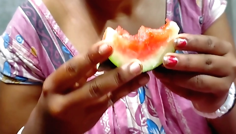 Indian babe gives handjob and gets on her lover's dick