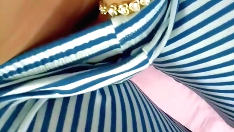 Indian beauty in black bikini makes homemade video