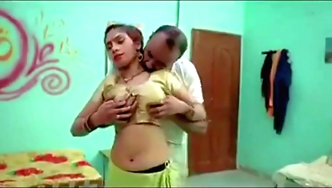 Indian stepdams sweet dance as her sexy love on the dance