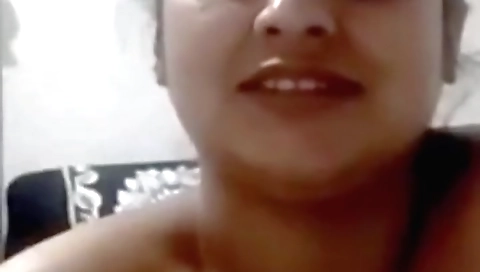 Naked chat with lover video of brunette with big boobs