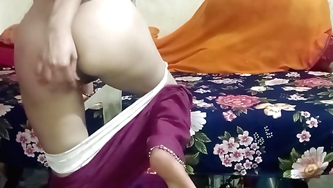 Indian hairy babe in a sexy dress and sexy lingerie