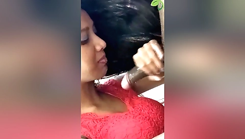 Nri gets her pussy finger fucked and her mouth sucked