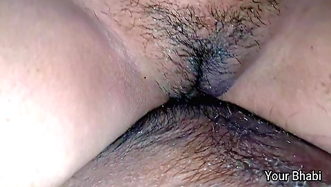 Indian girl gets fucked in her hairy pussy by her lover