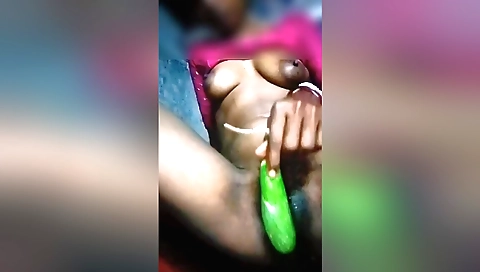 Indian housewife with a hairy pussy squirting on bed