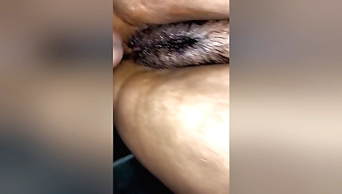 Amateur indian babe with hairy pussy getting fucked