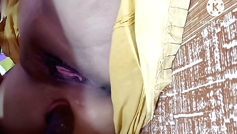 Indian housewife and her boyfriend having sex in bedroom