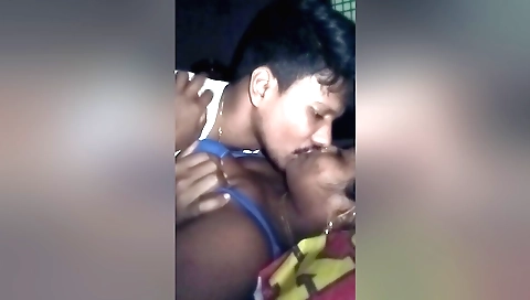 Indian wife in a private home video shows off her body