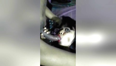 Boudi sucking a dick in my amateur web camera video
