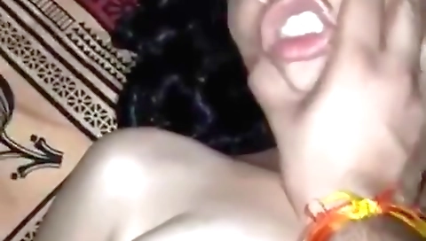 Indian teen is having fun and her pussy is getting screwed hard