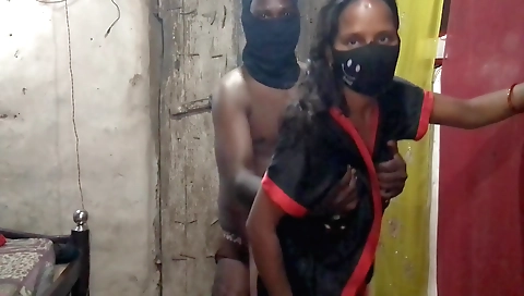 Indian teen 18+ with a strap on is getting her pussy fucked