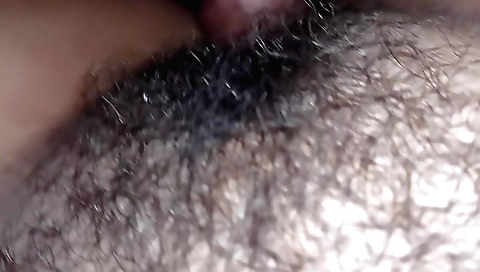 My hairy stepbrother makes me taste his hairy body