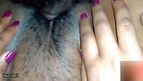 Indian bhabi has hairy pussy as well as a nice ass
