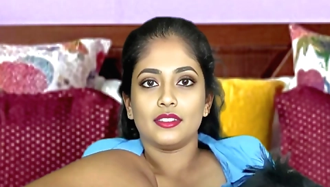 Indian man is fucking his wife on the bed and getting creampied