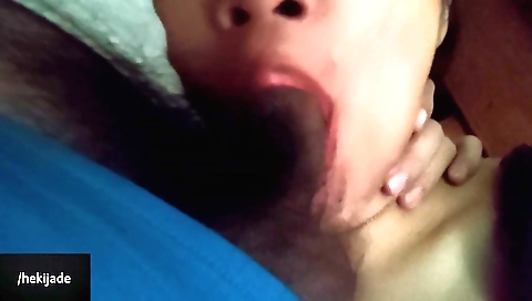 Brunette webcam pinay makes him feel good by taking his cock