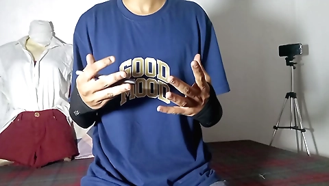 Amateur indian teacher teaching business to his student