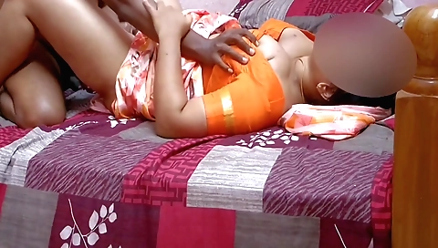 Indian stepmom fucks her stepson in the act of lovemaking