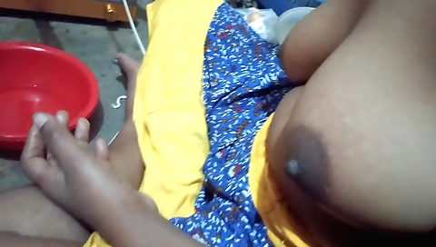 Indian teen is on top and gets a massage by a masseur