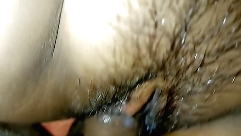 Indian hairy girl gets fucked in missionary position
