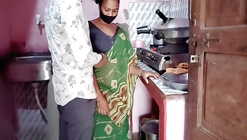 Indian wife-in-law is caught fucking her house-in-law