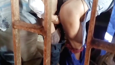 Amateur indian teen gets fucked in a student village