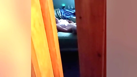 Indian woman is watching her husband's porn videos