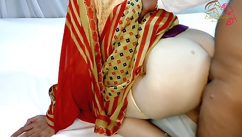 Indian stepsister gets her boyfriend's cock in her ass