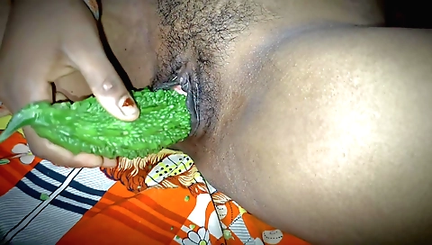 Hot hairy fetish girl masturbates to a vibrator and then