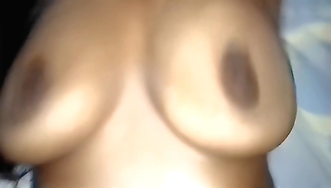 Amateur slut in tamil gets creamed in her big tits 1