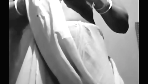 Indian solo video with a blonde girl in a braided skirt